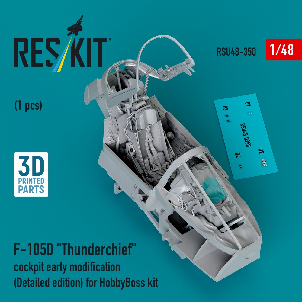 1/48 F-105D 'Thunderchief' cockpit early detailed