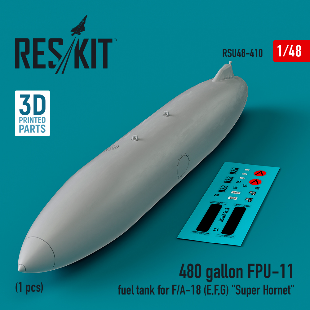 1/48 480 gallon FPU-11 fuel tank F/A-18 S.Hornet