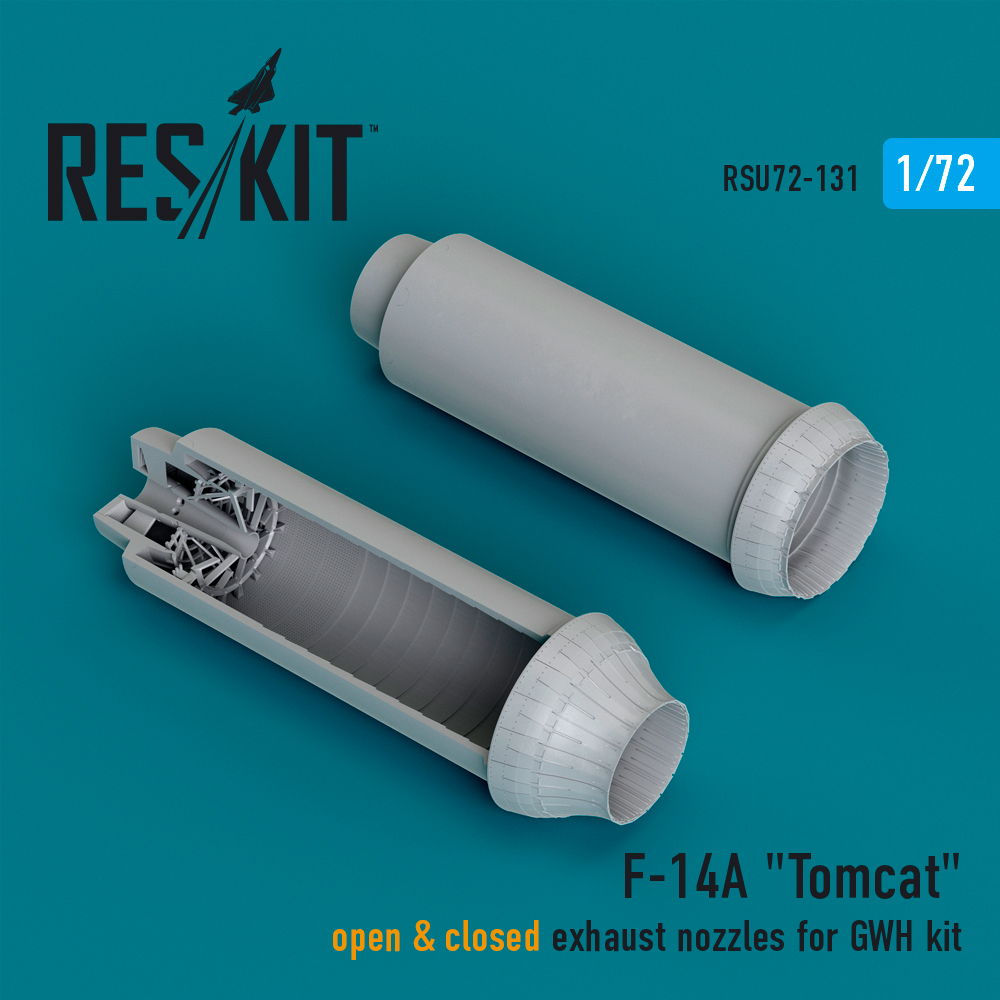 1/72 F-14A 'Tomcat' open&closed exhaust nozzles